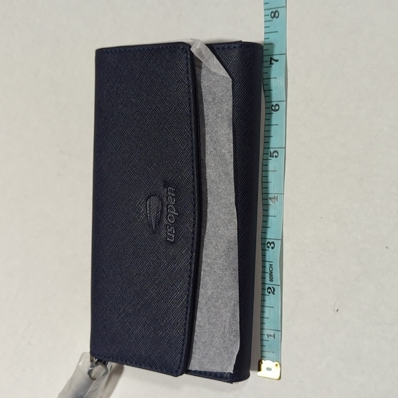 Roffe Accessories U.S. Open Women's Man Made Navy Wallet - New - Picture 7 of 8